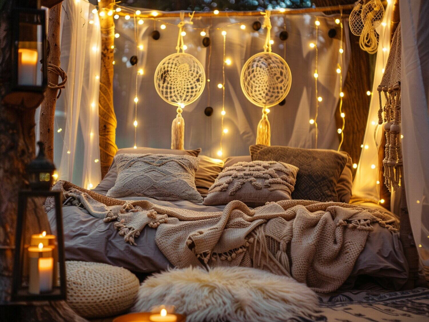 Łóżka kontynentalne w stylu boho – połączenie komfortu i estetyki