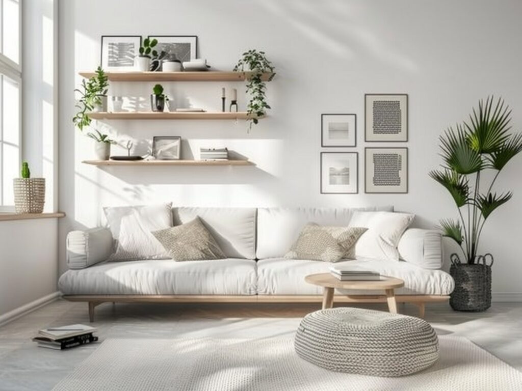 Jak urządzić salon w stylu skandynawskim z wykorzystaniem jasnych kolorów
