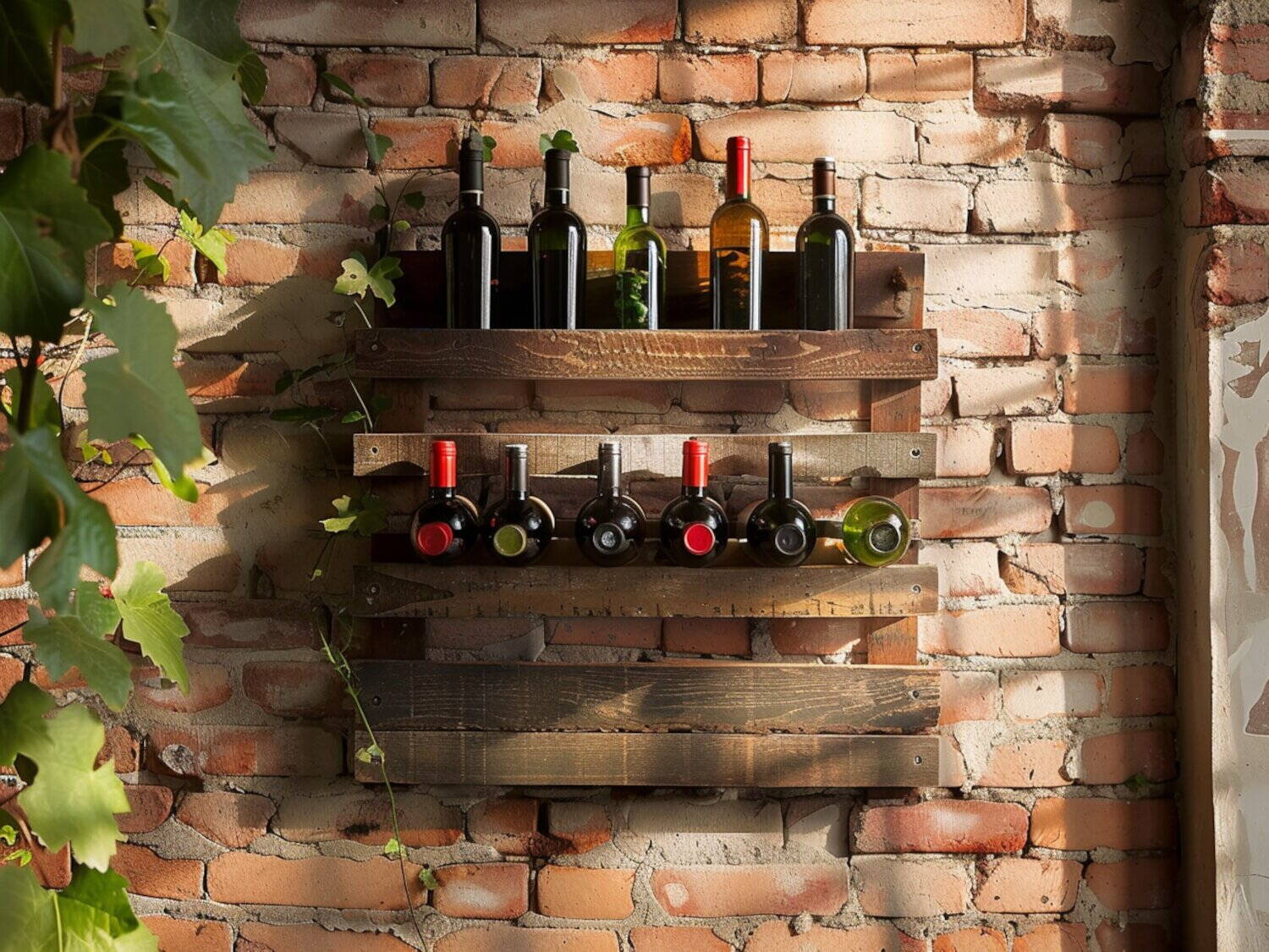 Jak zbudować prosty regał na butelki z recyklingowanych desek