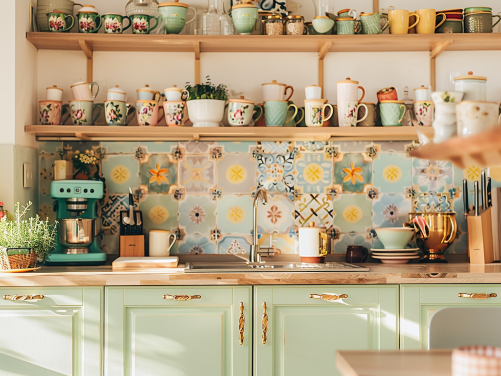 10 inspiracji na renowację szafek kuchennych w stylu boho