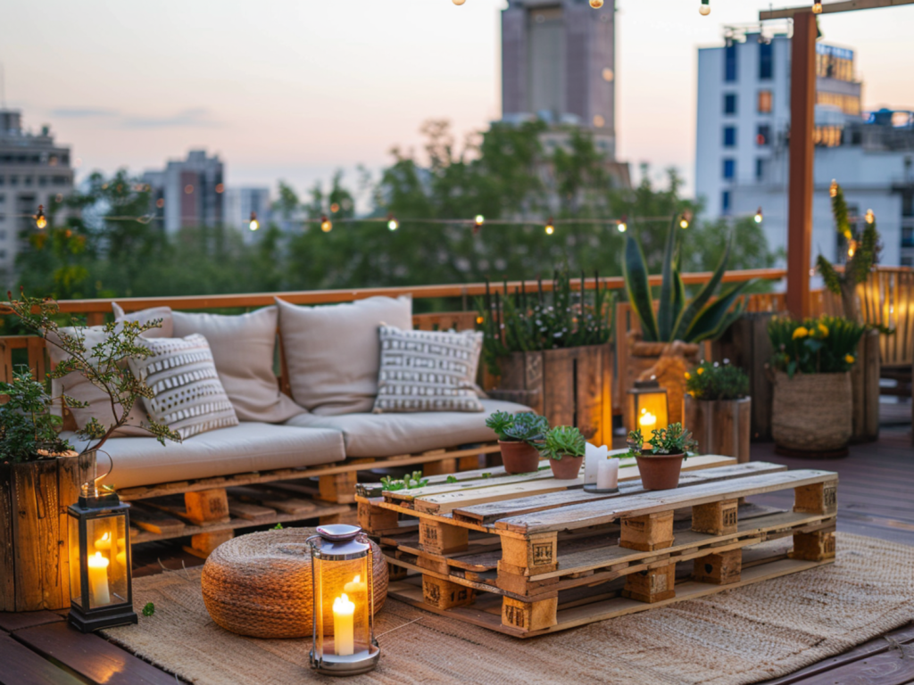 10 inspiracji na urządzenie tarasu z meblami w stylu eco-friendly