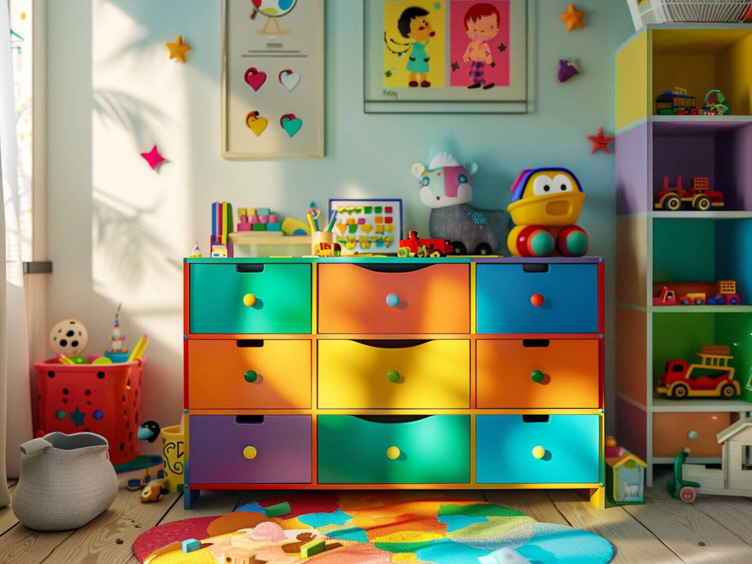 Jakie komody najlepiej sprawdzają się w pokojach dziecięcych