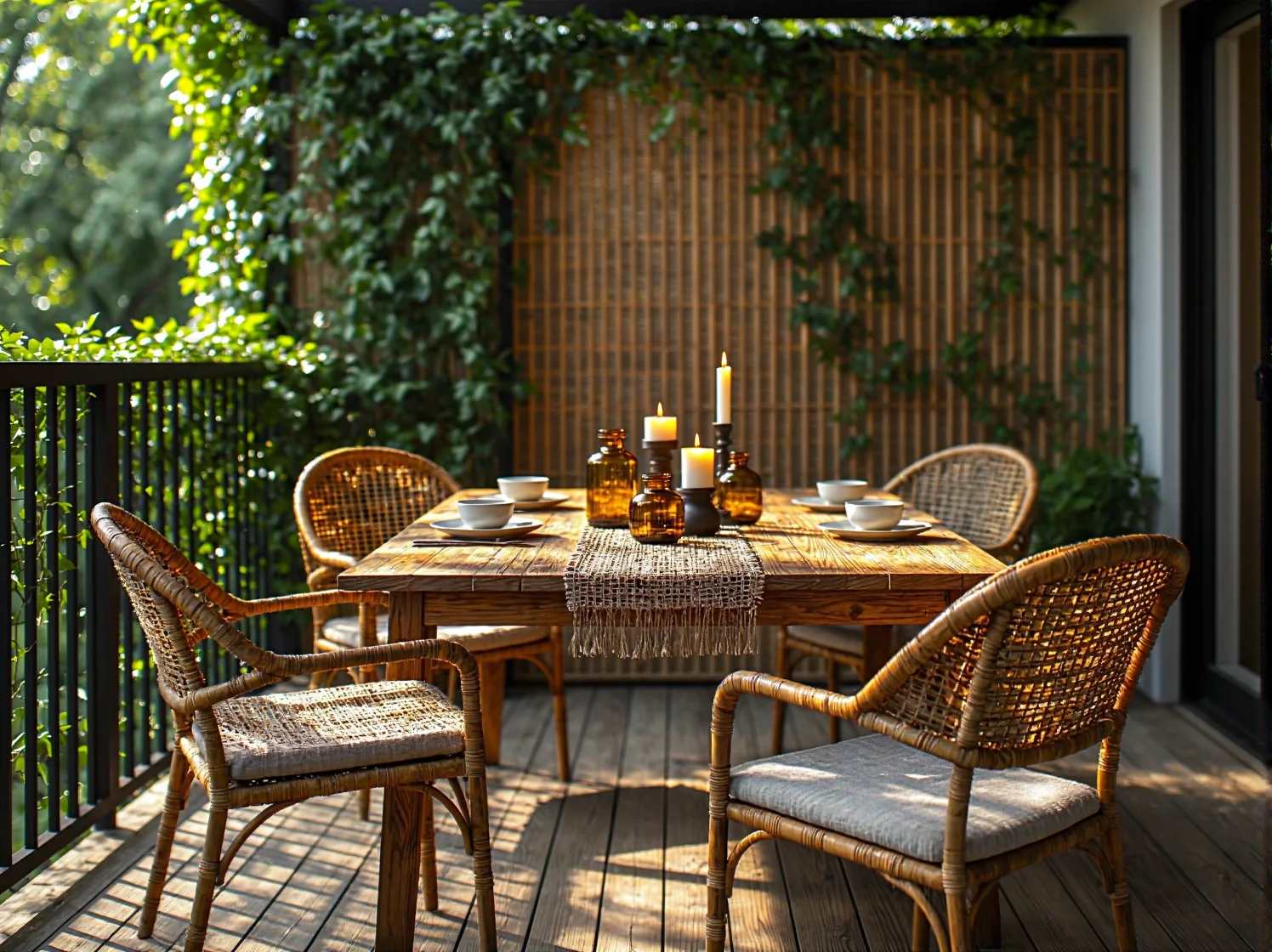 Wygodny fotel wiszący makrama idealny do strefy relaksu w stylu boho