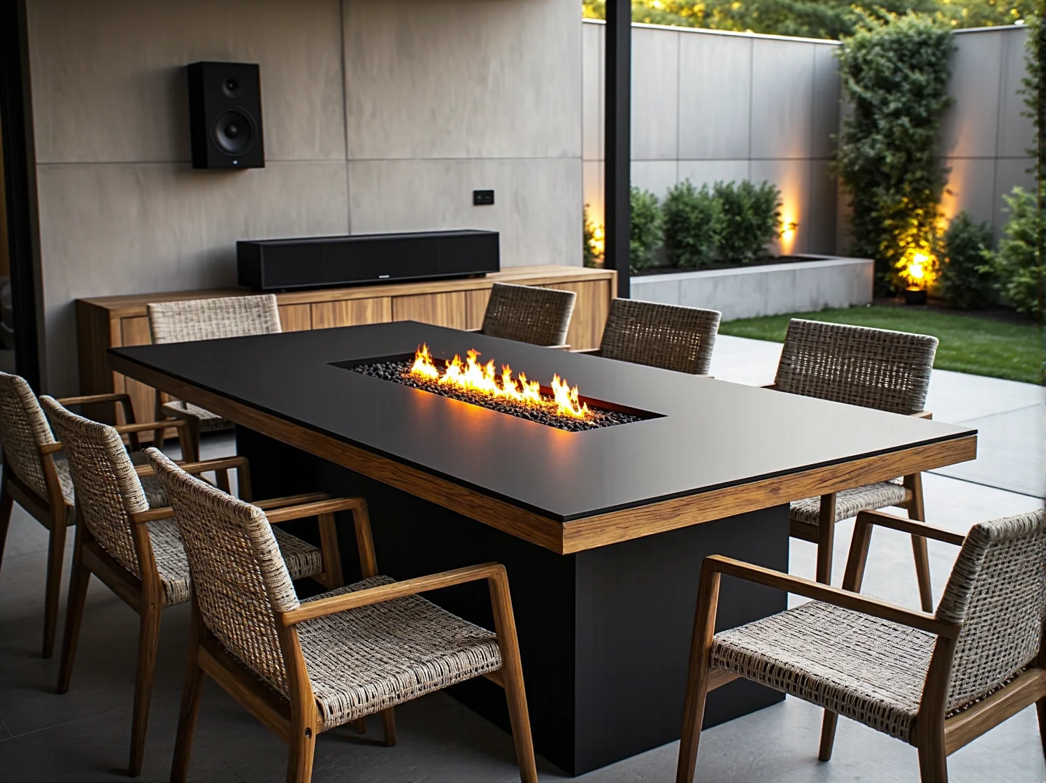 Innowacyjne leżaki ogrodowe sterowane aplikacją z funkcją podgrzewania do relaksu.