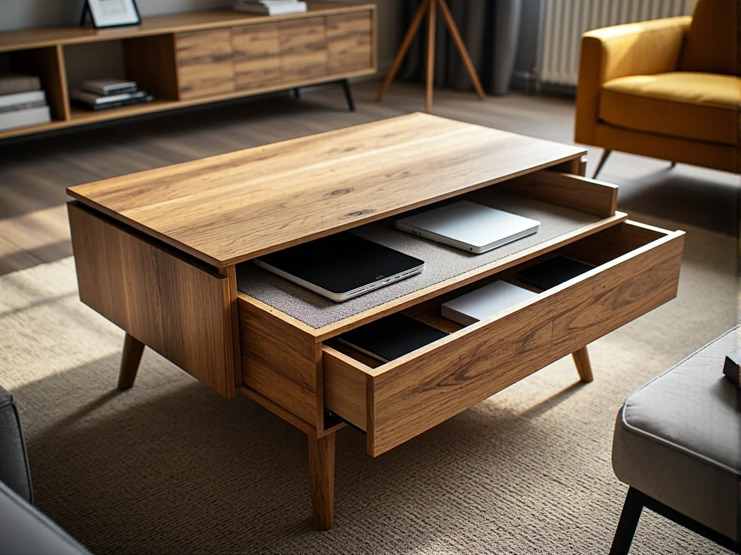 Innowacyjne rozwiązania w designie: modułowa sofa idealna do małych i nowoczesnych przestrzeni.